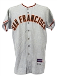 1962 Bob Perry San Francisco Giants Road Jersey (MEARS LOA)