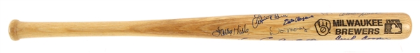 1993 Milwaukee Brewers Multi Signed Mini Bat w/ 14 Signatures Including Robin Yount, Ted Simmons, Cecil Cooper & More (JSA)