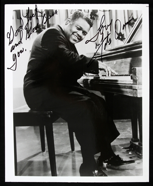 1980s Fats Domino Singer/Pianist Signed 8" x 10" Photo (JSA)