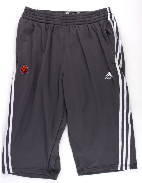 2013-14 Tyson Chandler New York Knicks Game Worn Half Calf Warmup Pants (MEARS LOA/Steiner)