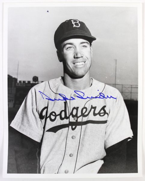 1990s Duke Snider Brooklyn Dodgers Signed 8" x 10" Photo (JSA)