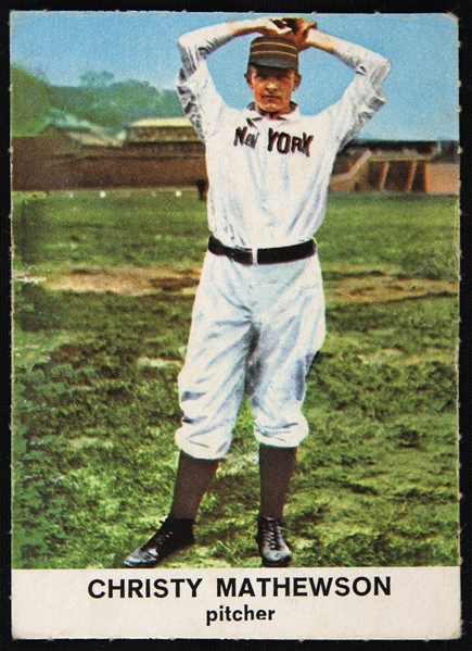 1961 Christy Mathewson New York Giants Golden Press Tradind Card