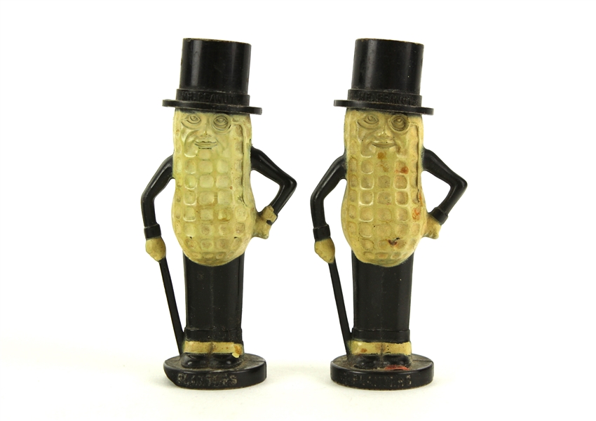 1950s Planters Mr. Peanut Salt and Pepper Shakers