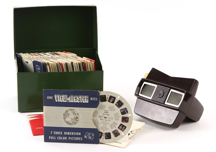1950s-60s Viewmaster & Reel Collection - Lot of 117