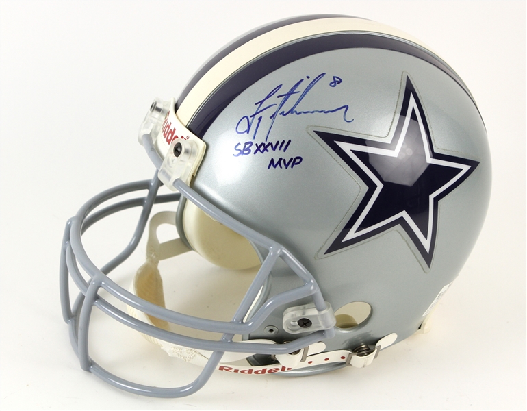 Lot Detail - 2000's Troy Aikman Dallas Cowboys Signed Full Size Helmet ...