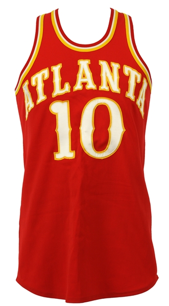 1976-77 circa Steve Hawes Atlanta Hawks Road Jersey (MEARS LOA)