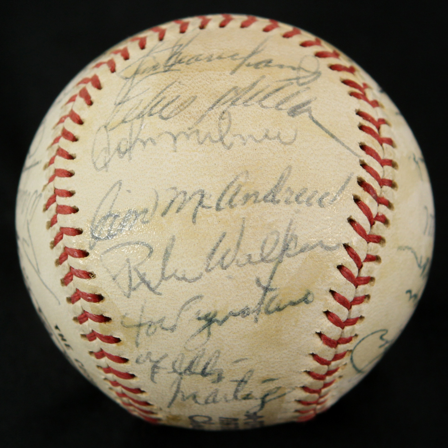 Lot Detail - 1973 New York Mets Team Signed ONL Feeney Baseball w/ 31 ...