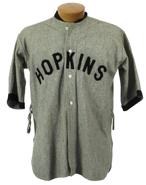 1920s Hopkins Game Worn Basbeall Uniform w/ Pants, Cap & Sleeve Extensions (MEARS LOA)