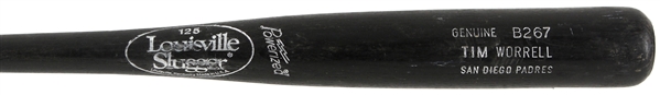 1994-97 Tim Worrell San Diego Padres Louisville Slugger Professional Model Game Used Bat (MEARS LOA)