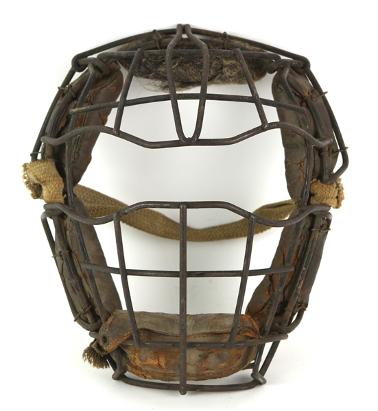 Lot Detail - 1920's circa Wilson W355 Game Worn Catcher Mask (MEARS LOA)