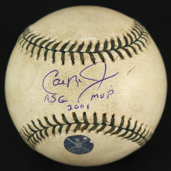 2001 Cal Ripken Jr. Baltimore Orioles Signed OASG Selig All Star Game Used Baseball (MEARS LOA/JSA)