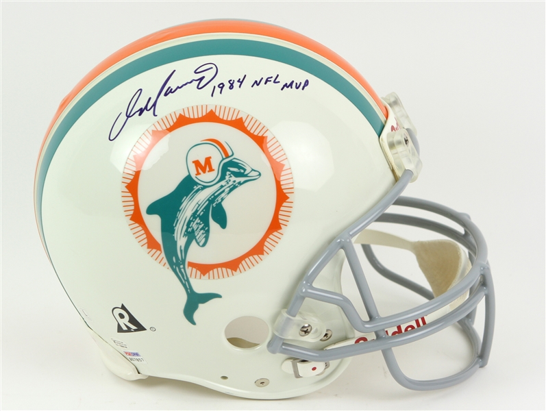 1990s Dan Marino Miami Dolphins Signed Full Size Helmet (JSA & PSA/DNA)