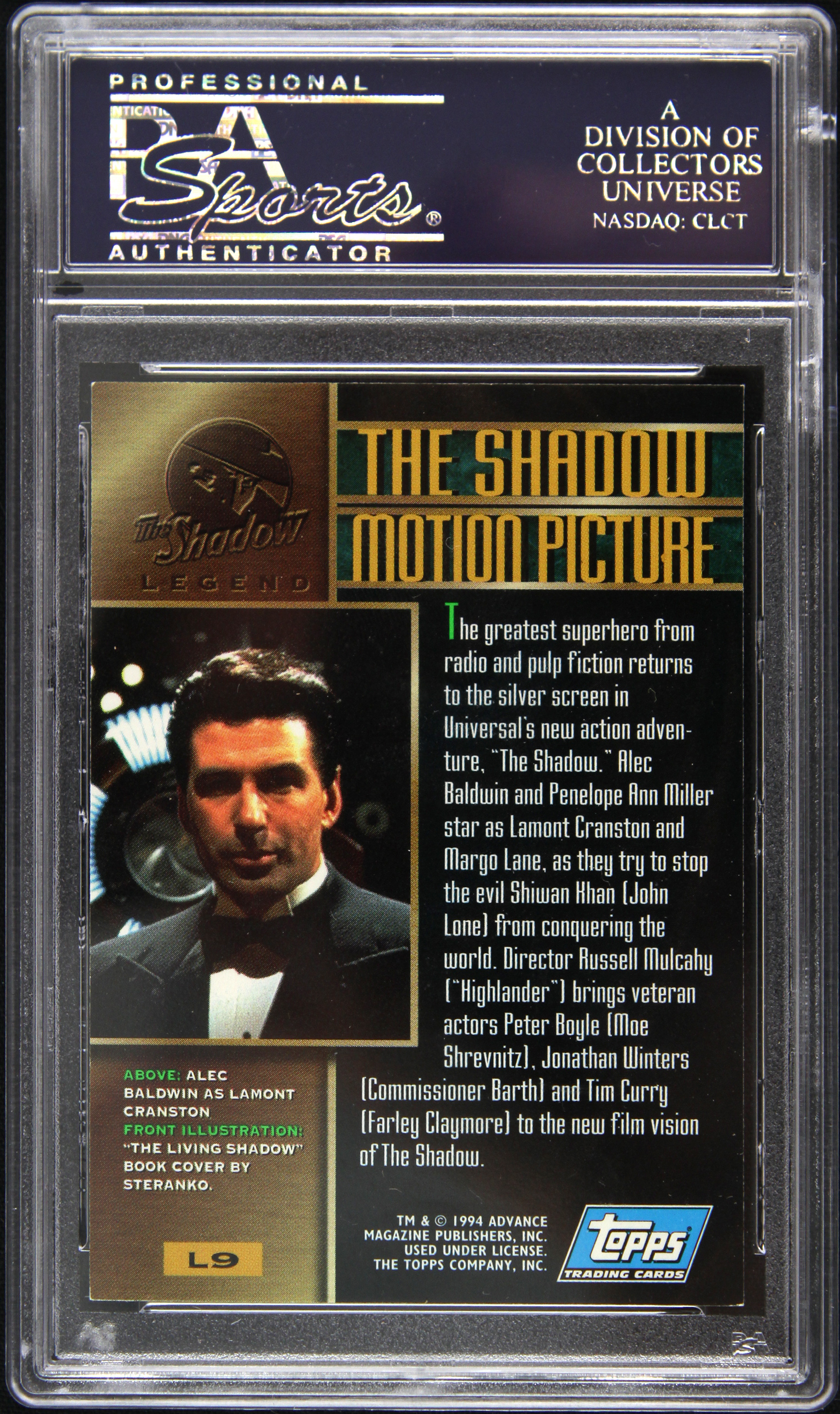 Lot Detail - 1994 Jim Steranko Signed The Shadow Trading Card (PSA/DNA ...