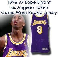 AUTHENTIC KOBE BRYANT LOS ANGELES LAKERS 50TH ANNIVERSARY JERSEY