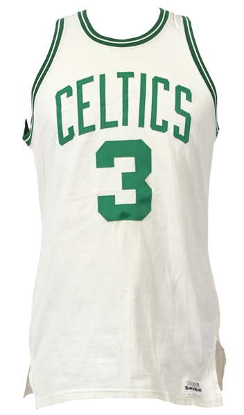 1983-84 Dennis Johnson Boston Celtics Game Worn Home Jersey (MEARS LOA)