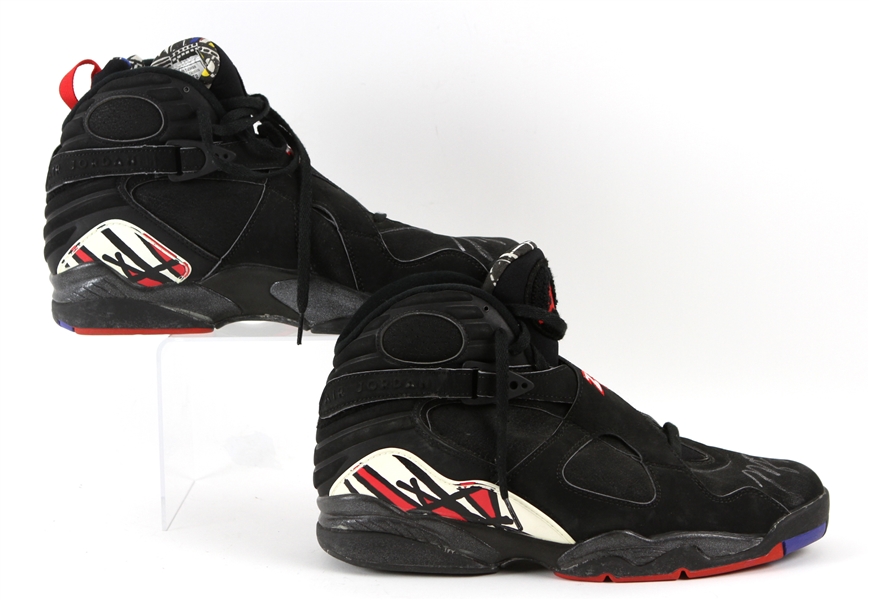Lot Detail - 1993 Michael Jordan Chicago Bulls Nike Air Jordan 8 Signed ...