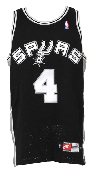 1998-99 Steve Kerr San Antonio Spurs Game Worn Road Jersey (MEARS LOA) NBA Championship Season