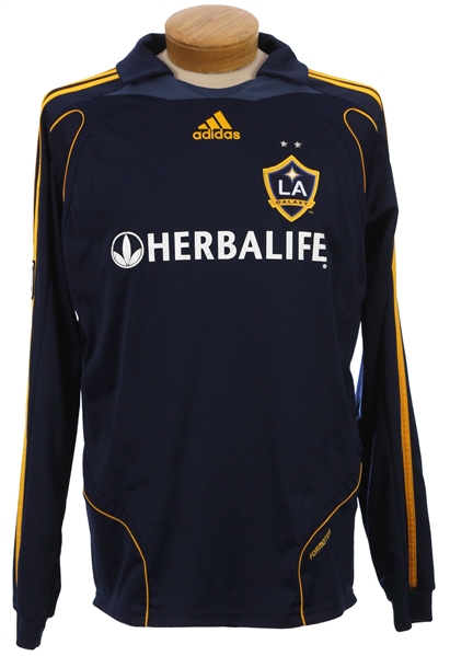 2007 David Beckham Los Angeles Galaxy Road Jersey (MEARS LOA) 1st MLS Season