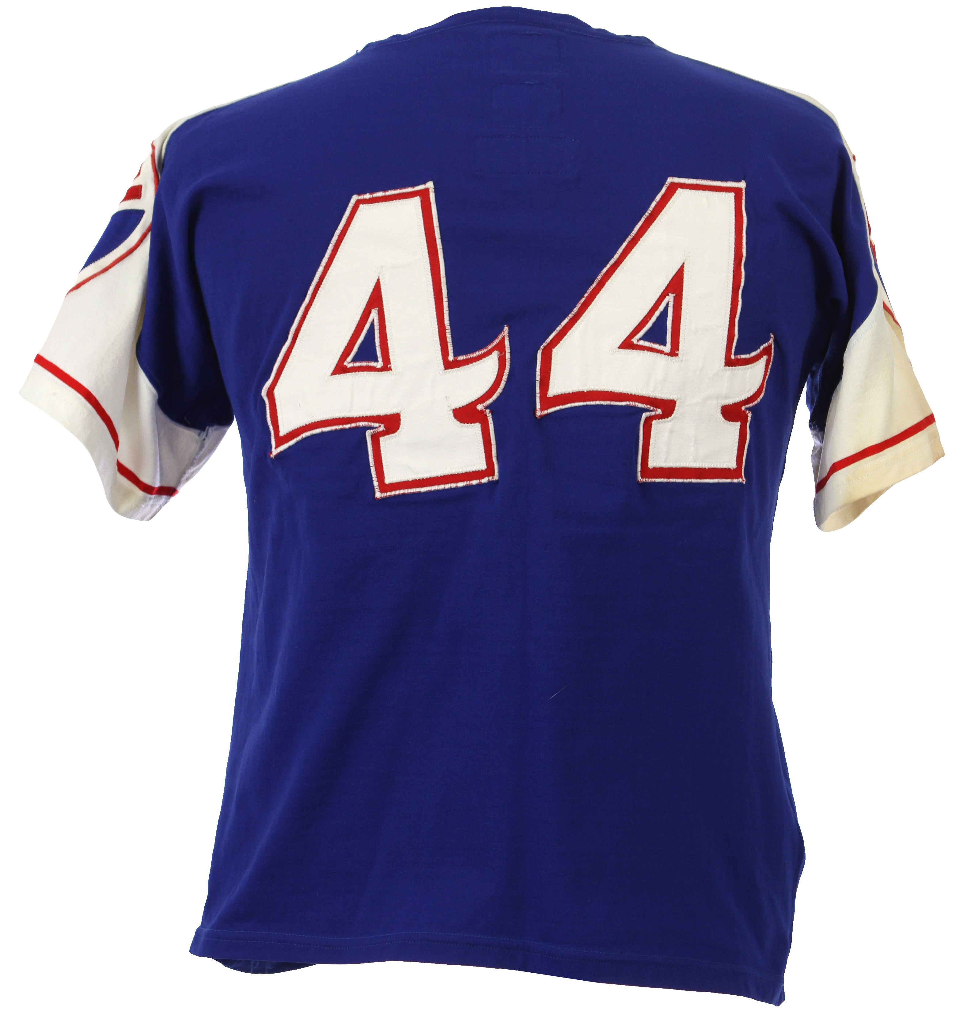 1972 Hank Aaron Game Used & Signed Atlanta Braves Home Jersey