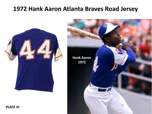 1972 Hank Aaron Signed Game Worn Atlanta Braves Jersey