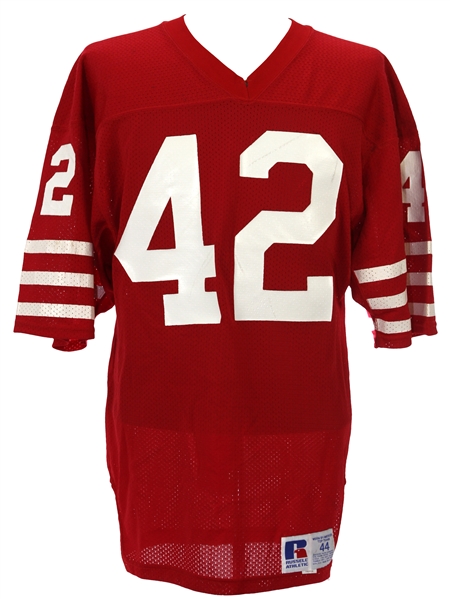 1985-88 Ronnie Lott San Francisco 49ers Signed Game Worn Home Jersey (MEARS LOA/JSA)