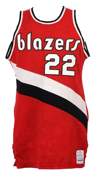 1983-85 Clyde Drexler Portland Trail Blazers Game Worn Road Jersey (MEARS LOA)