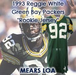 1993 Reggie White Green Bay Packers Signed Home Jersey W/ Crotch Piece (MEARS LOA/JSA)