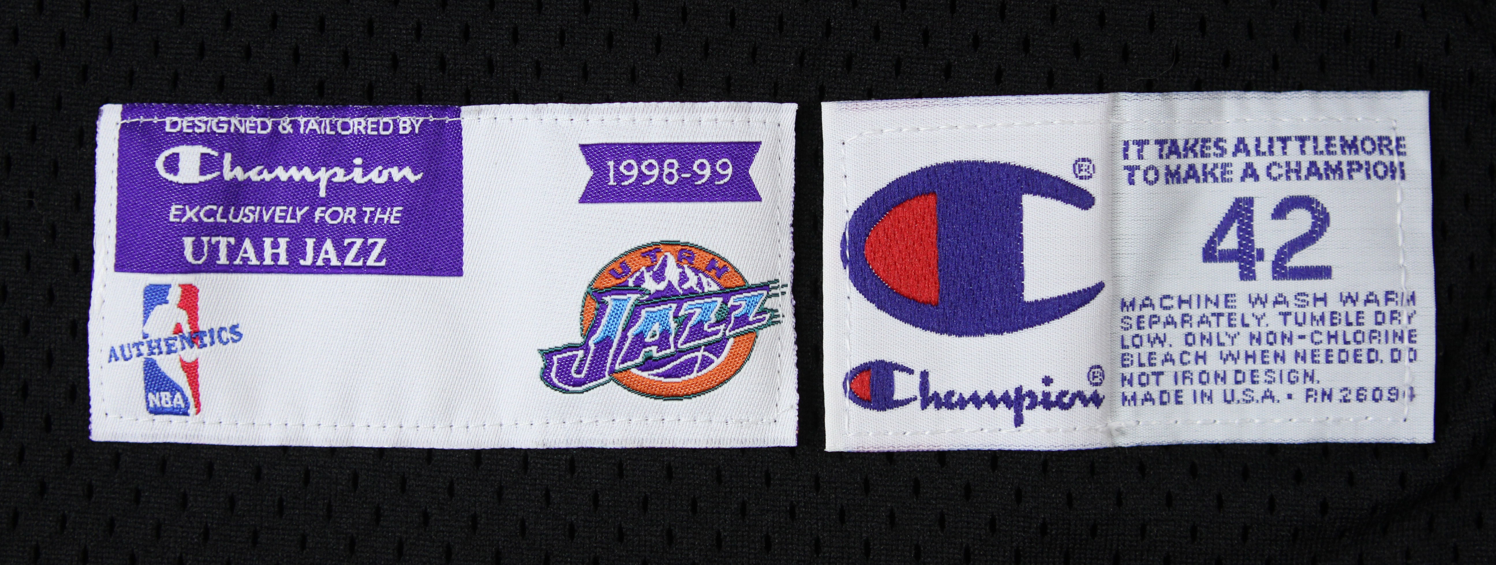 Lot Detail - 1998-99 John Stockton Utah Jazz Game Worn Alternate