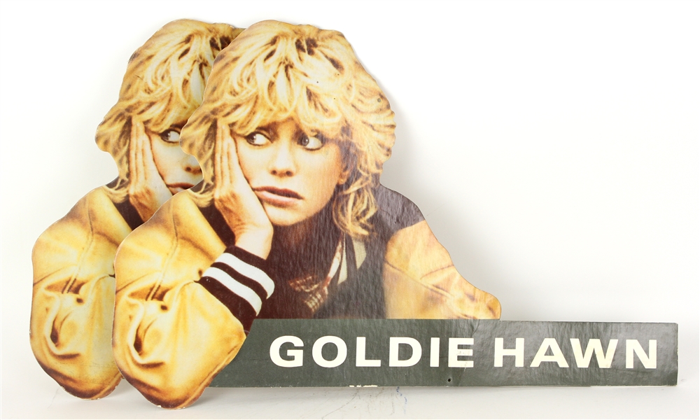 1986 Goldie Hawn Wildcats 23" Video Store Display - Lot of 2