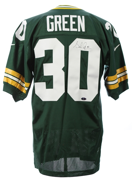 Lot Detail - 2000's Ahman Green Green Bay Packers Signed Jersey (jsa)