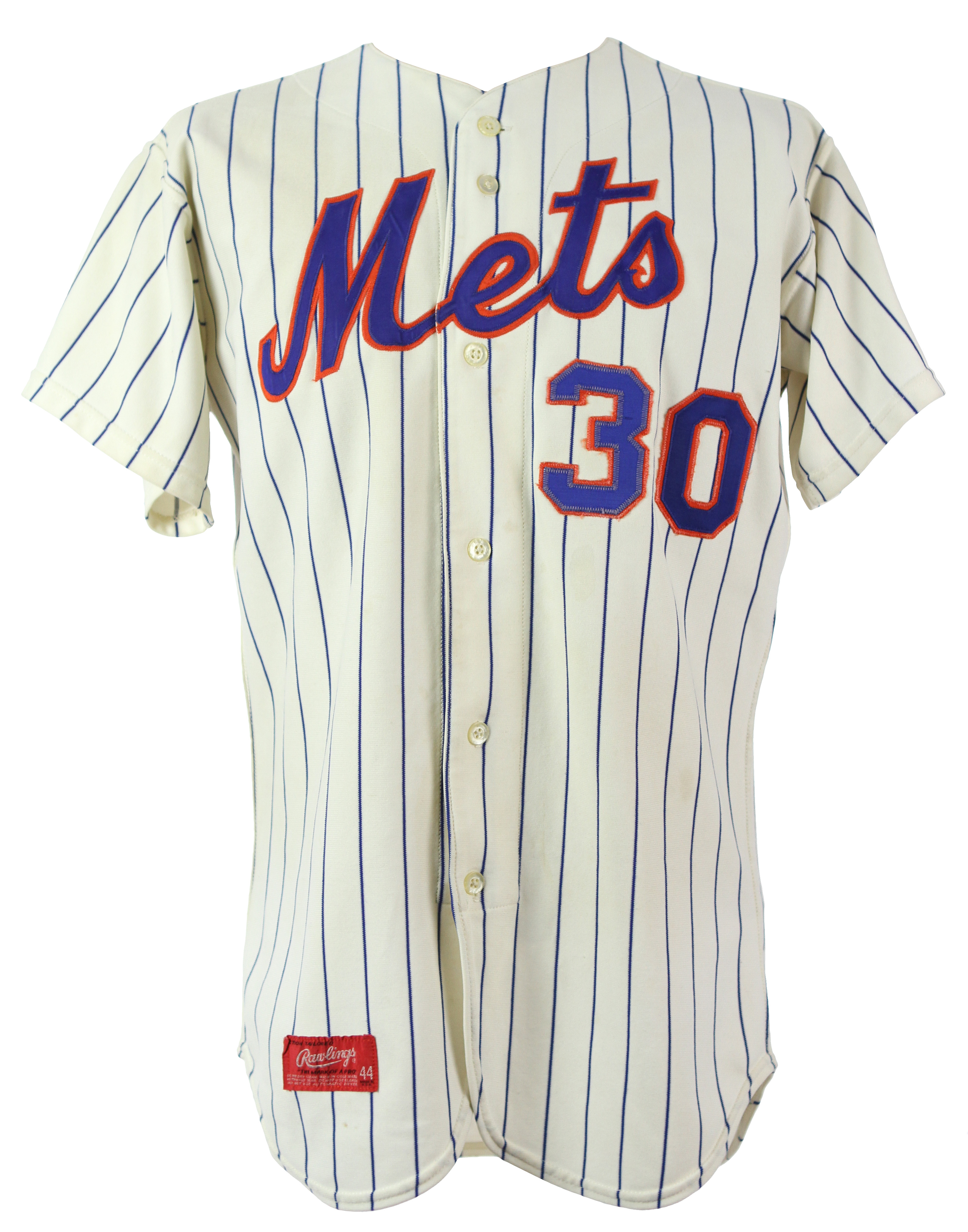 Lot Detail - 1972-77 circa New York Mets #30 Home Jersey (MEARS LOA)