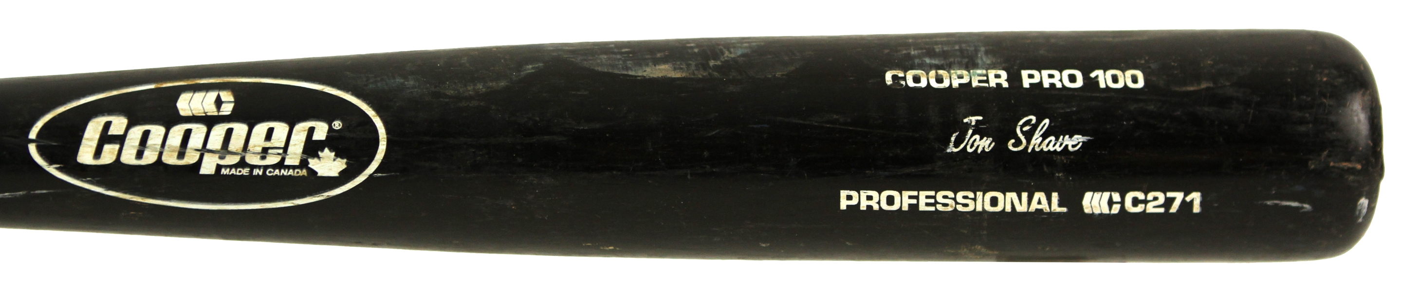 1993 Jon Shave Texas Rangers Cooper Professional Model Game Used Bat (MEARS LOA)