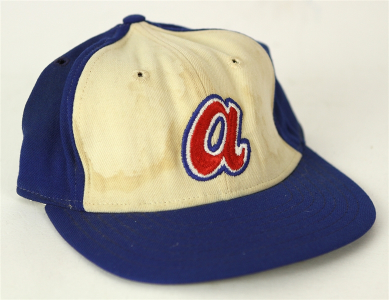 1973-80 Atlanta Braves #20 Game Worn Cap (MEARS LOA)