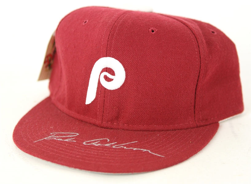 1989-93 Richie Ashburn Philadelphia Phillies Signed Cap (JSA)