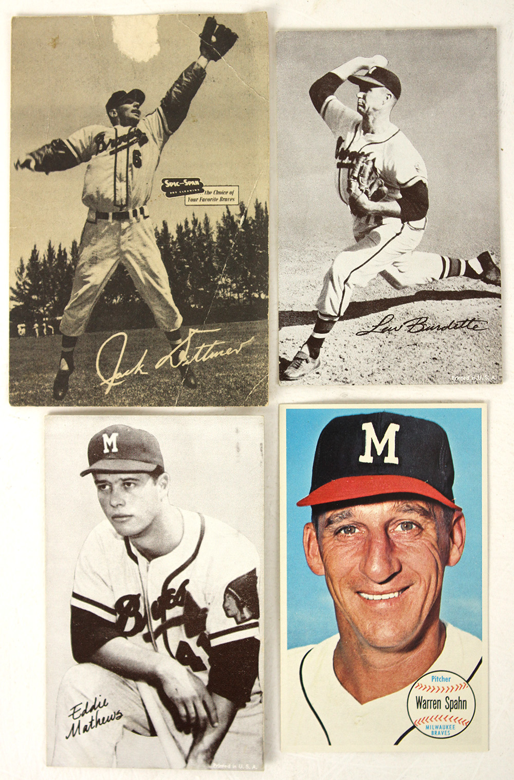 Lot Detail - 1950's-60's Milwaukee Braves Trading Card Collection - Lot ...