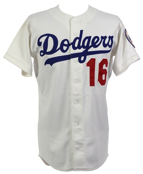 1980 Rick Monday Los Angeles Dodgers Game Worn Home Jersey w/ ASG Patch (MEARS LOA)