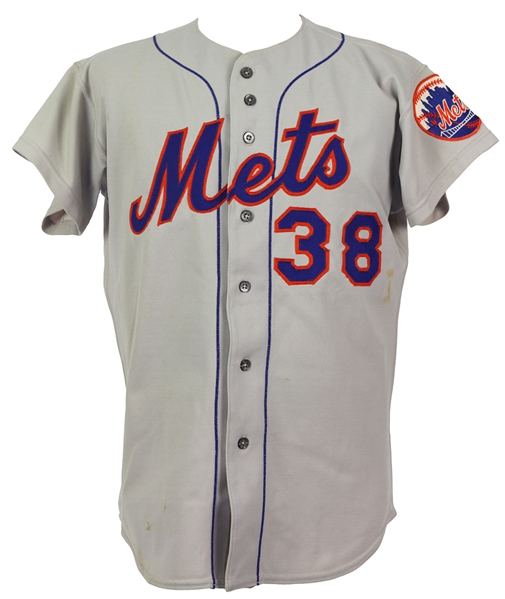 1975 Jerry Cram/Skip Lockwood New York Mets Game Worn Road Jersey (MEARS LOA)