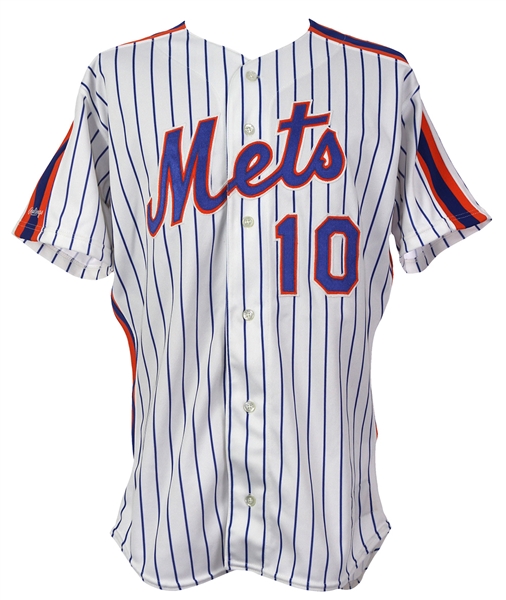 1991 Dave Magadan New York Mets Game Worn Home Jersey (MEARS LOA)