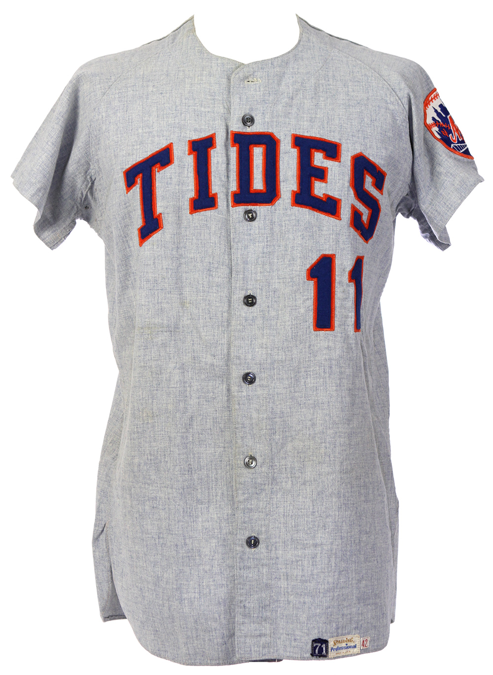 Lot Detail - 1982-87 Tidewater Tides Game Worn Road Jersey