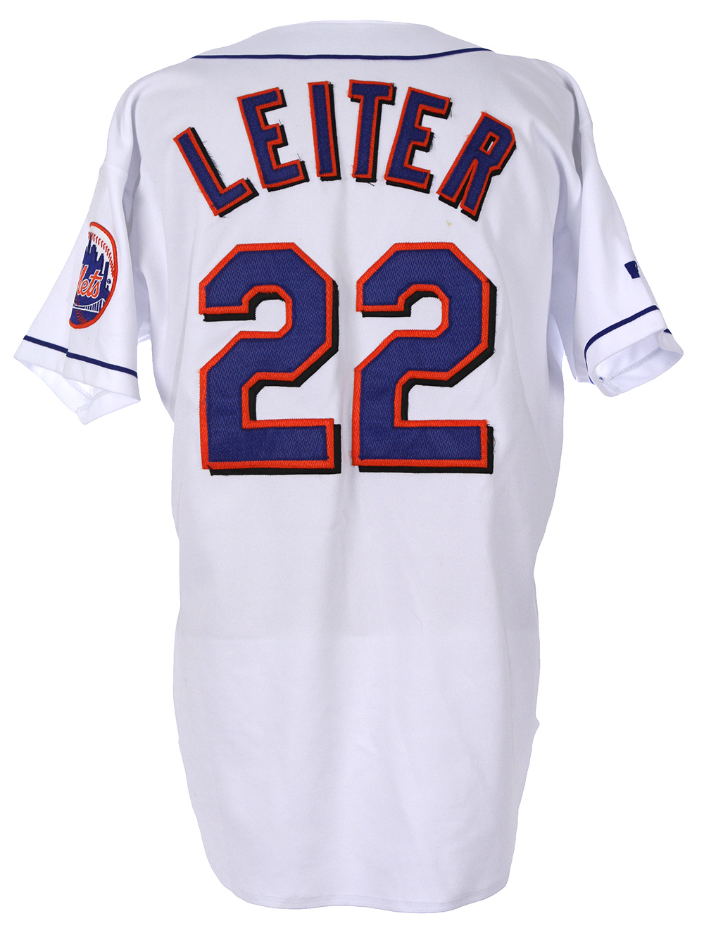 Lot Detail - 1998 Al Leiter New York Mets Game Worn Home Jersey (MEARS LOA)