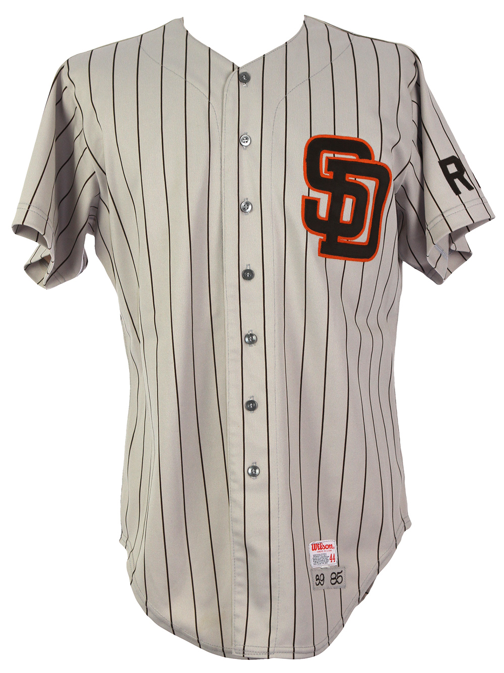 Lot Detail - 1985 Roy Lee Jackson San Diego Padres Game Worn Road Jersey  (MEARS LOA)