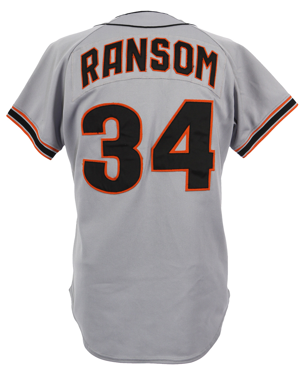 Lot Detail - 1983 Jeff Ransom San Francisco Giants Spring Training