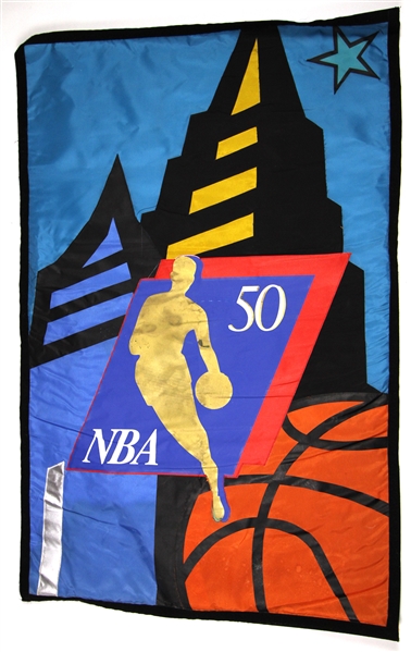 1997 NBA 50 36" x 54" Two Sided Banner