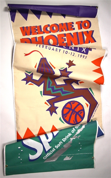 1995 NBA All Star Weekend Phoenix 36" x 116" Banner