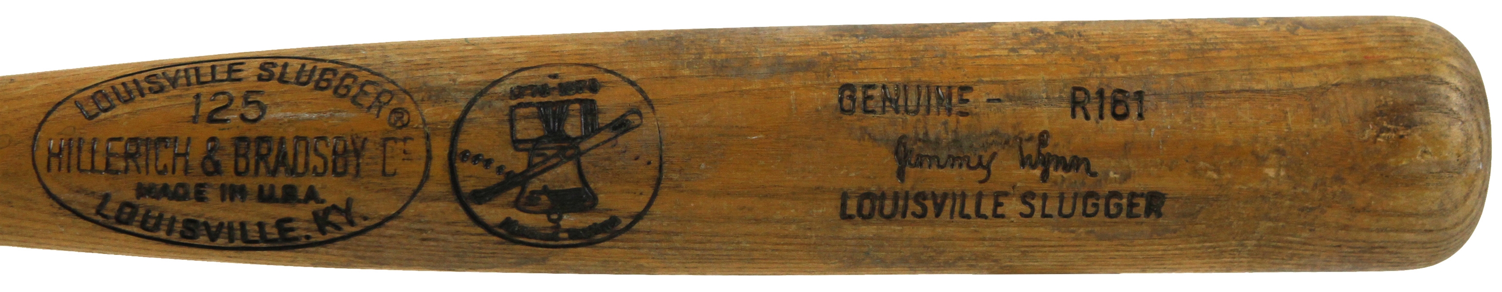1976 Jimmy Wynn Atlanta Braves H&B Louisville Slugger Professional Model Game Used Bat (MEARS LOA)