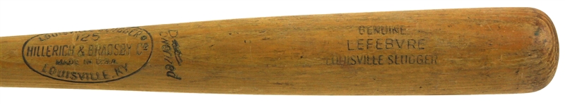 1965-68 Jim Lefebvre Los Angeles Dodgers H&B Louisville Slugger Professional Model Game Used Bat (MEARS LOA) 1965 NL Rookie of the Year