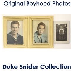 1930s-40s Duke Snider Brooklyn Dodgers Childhood Original Photography Collection - Lot of 3 "From the Collection of Duke Snider"