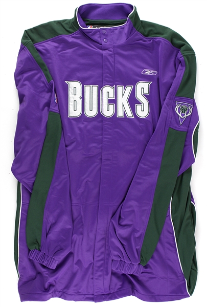 2000-06 Milwaukee Bucks Warm Up Suit (MEARS LOA)