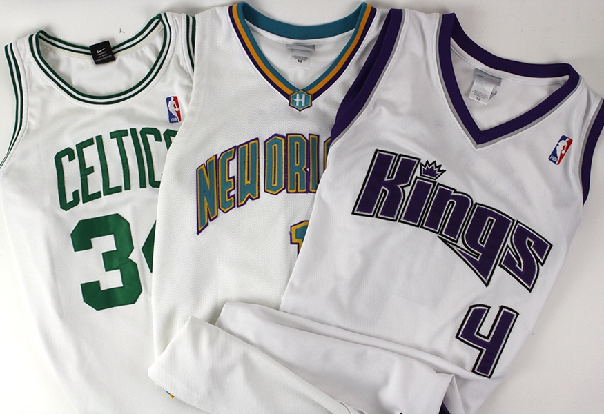 2000s Basketball & Football Retail Jersey Collection - Lot of 9