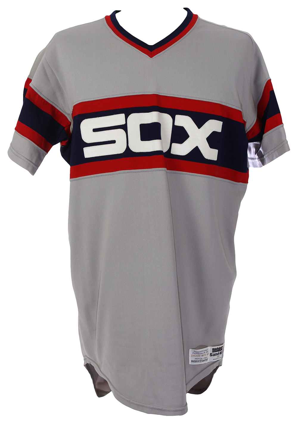 CHICAGO WHITE SOX 1983 STYLE WHITE PULLOVER JERSEY WITH ALL-STAR